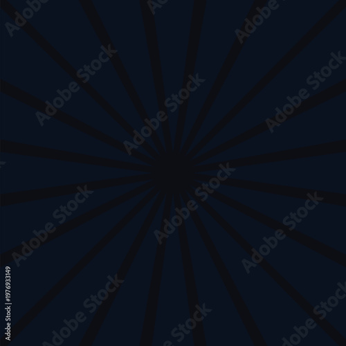 Abstract black sunburst background with radial light rays and bright starburst backfriday bannar vector illustration for a retro backdrop design featuring orange glow and soft texture pattern 