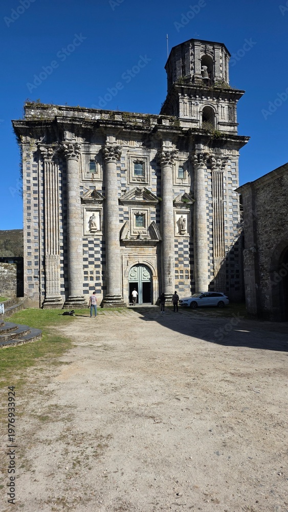 Fototapeta premium monastery Monfero, Coruña, spain