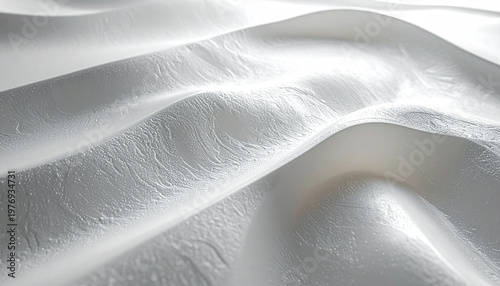 Silky Fluidity: A close-up shot of rippling, pristine silk fabric, showcasing the inherent fluidity and delicate texture of the material.