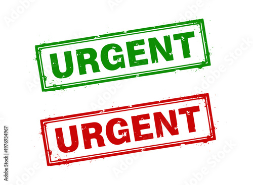 Urgent rubber stamp priority high importance alert grunge style sign symbol office design
