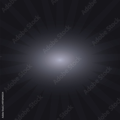 Abstract black sunburst background with radial light rays and bright starburst backfriday bannar vector illustration for a retro backdrop design featuring orange glow and soft texture pattern 
