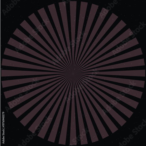 Abstract red sunburst background with radial light rays and bright starburst Backfriday bannar vector illustration for a retro backdrop design featuring orange glow and soft texture pattern 