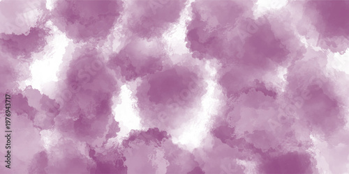 Foto Moody purple soft abstract watercolor cloud texture, light delicate mauve paint