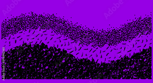 Abstract design featuring vibrant patterns and textures. Colorful waves and smooth shapes create a unique visual in this vector illustration.