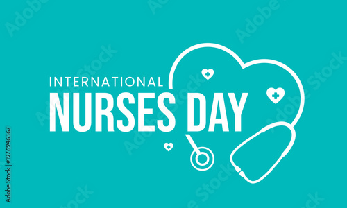 Happy International Nurses Day. Vector illustration design