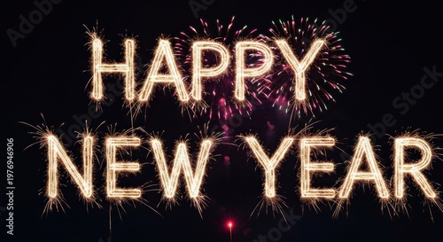 Festive fireworks spelling 