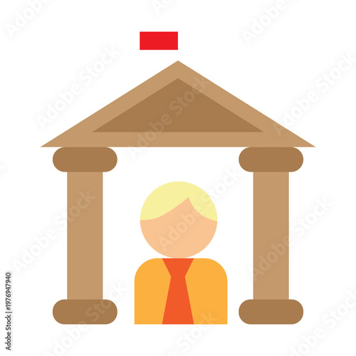 Corporate Governance Vector Glyph Icon Design