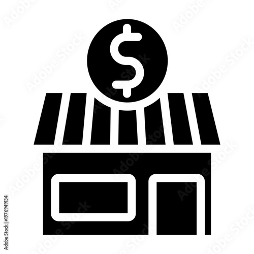 Capital Markets Vector Glyph Icon Design