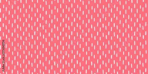 Seamless Minimal Dash Pattern, Modern Abstract Line Pattern, Pink Vector Background, Endless Repeat