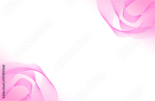 ラインウェーブフレームピンク