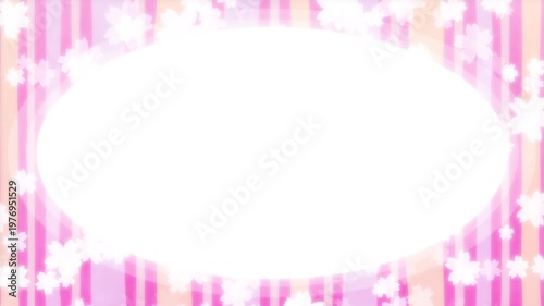 Cherry Blossom Petal Frame Loop