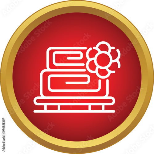 Stacked towels with a flower representing wellness and aromatherapy