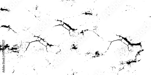 Black and white grunge texture, heavy grit and distressed stipple effect, sparse ink splatter on a stark white background and scratch wall design. minimalist abstract noise, grainy photocopy texture.