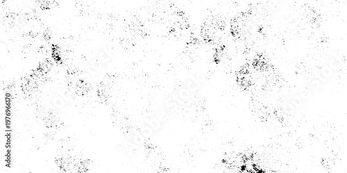 Black and white grunge texture, heavy grit and distressed stipple effect, sparse ink splatter on a stark white background and scratch wall design. minimalist abstract noise, grainy photocopy texture.