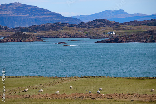 View of the Isle of Mull, from the Isle of Iona.
