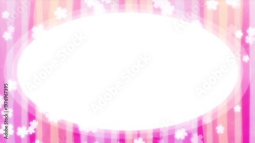 Cherry Blossom Petal Frame Loop