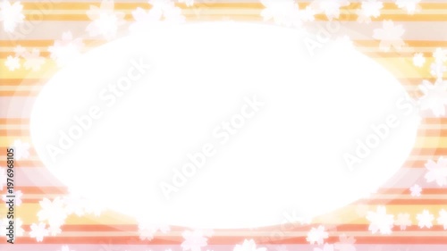 Cherry Blossom Petal Frame Loop