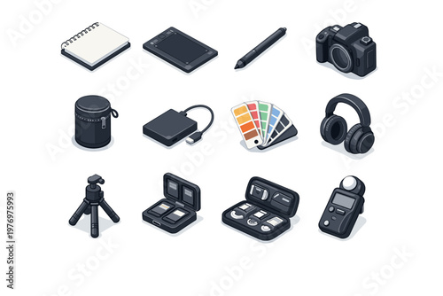 Generation body headphones image icon simple vector color portable pouch memory device