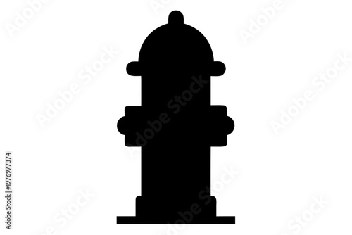 fire hydrant sign icon, vector illustration of a fire hydrant,  fire hydrant  black symbol
