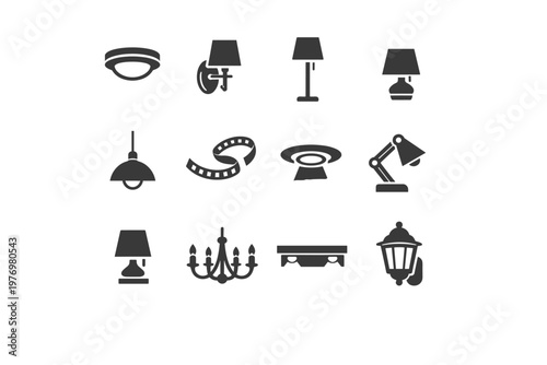 Image icon generation light sconce strip porch simple vector fixture bedside outdoor