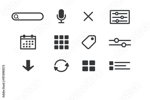 Button vector image results advanced generation control date input simple icon search