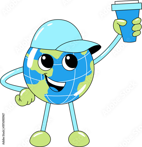 Earth Character Illustration