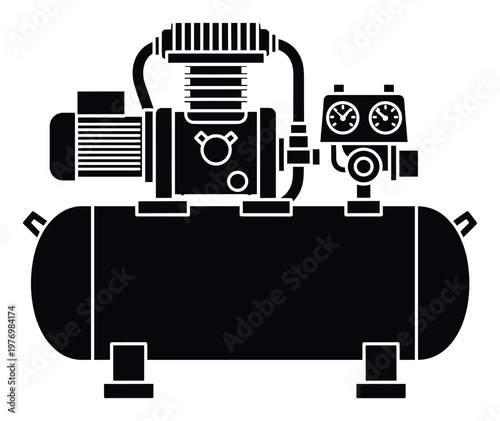 Reliable industrial air compressor equipment for pneumatic tools and workshop operations providing compressed air supply for various manufacturing tasks