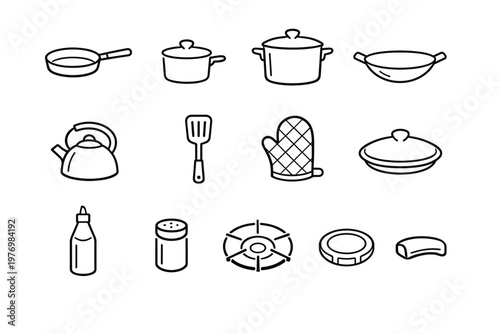 Icon cooking glove frying heat vector grip image pan simple generation turner