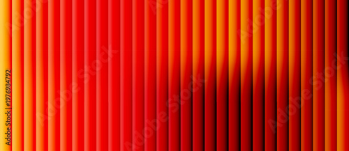 Ripple glass texture background, vertical ribbed gradient, soft blurred center. Modern abstract distortion surface, vector illustration.
