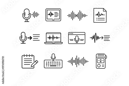 Document vector symbol device sheet simple text generation image audio icon to