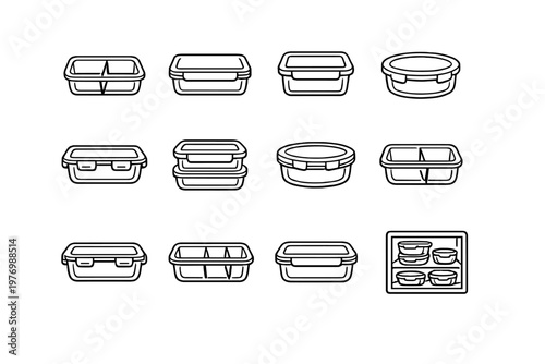 Lid containers storage image icon food generation clip glass vector meal simple