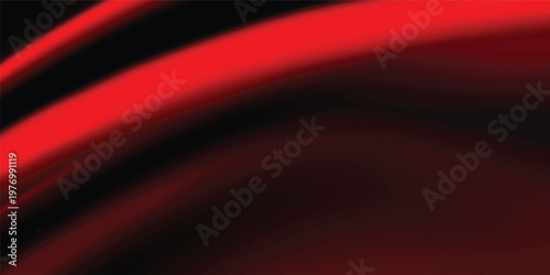 A red abstract background features a flowing silk texture with light waves and elegant curves that create a dynamic motion design for a velvet backdrop wallpaper