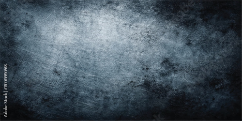 A textured dark grey grungy metallic surface with prominent scratches and subtle light and shadow effects creating a dramatic background
