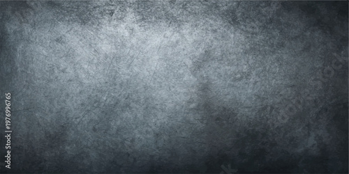 Detailed weathered metallic surface with a rough textured scratched gray background providing a grunge aesthetic for design elements and overlays