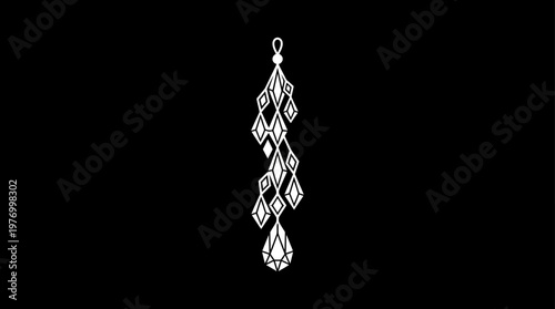 Elegant Diamond Drop Earring Design