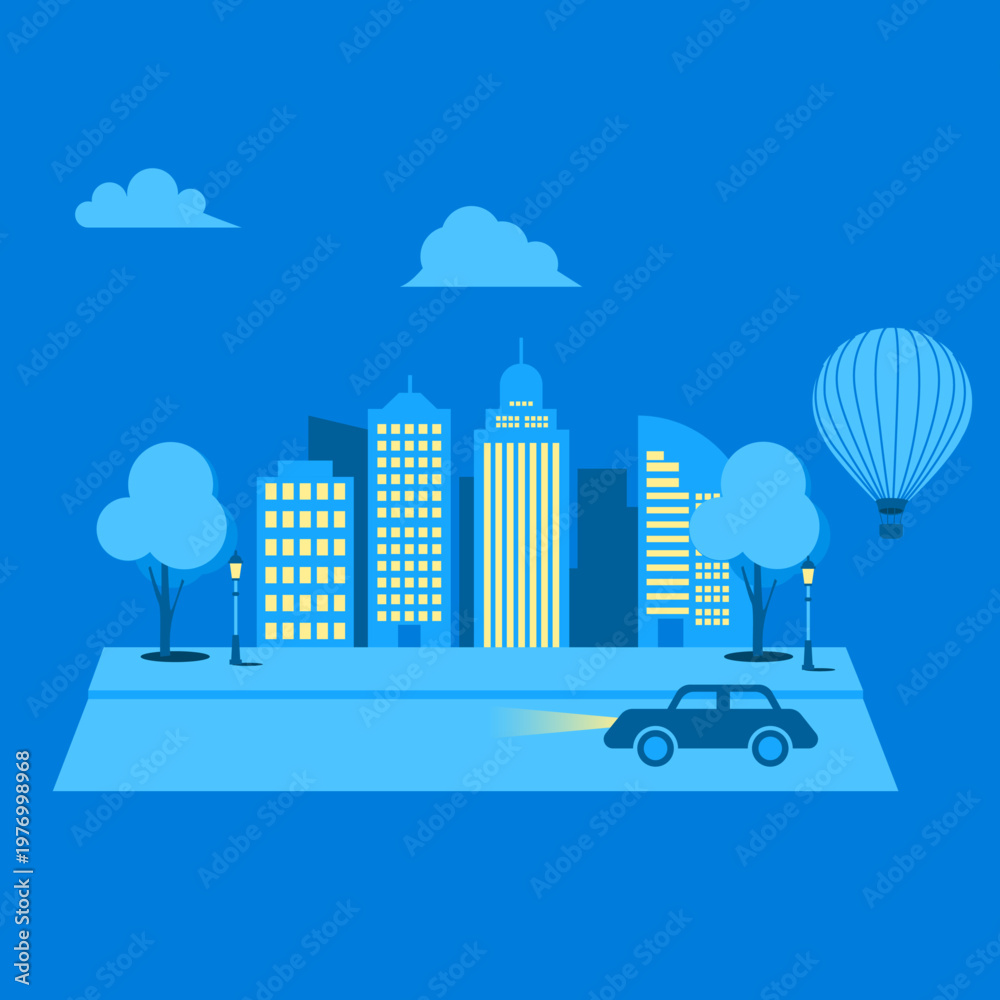Obraz premium Cityscape illustration