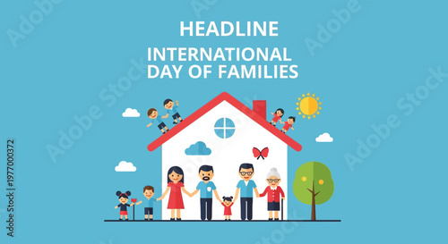 International Day of Families illustration.