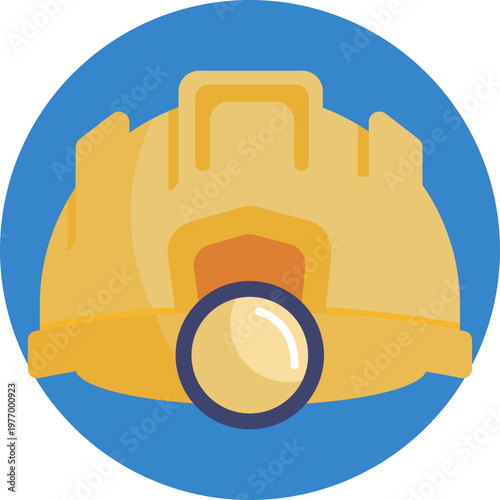 A sturdy helmet representing worker safety in mining environments, often associated with underground gold extraction.