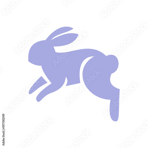 Running Rabbit Silhouette Motion