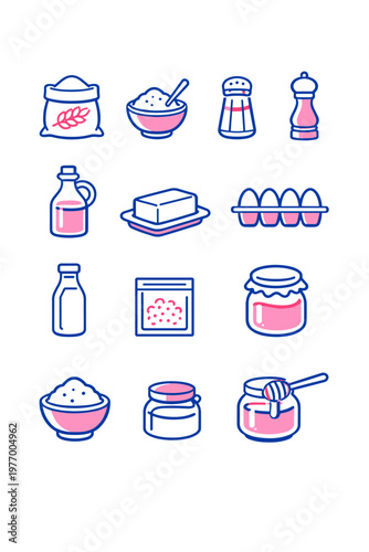 Vector corn bowl sack generation egg image black oil icon sugar simple