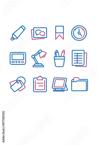 Icon vector stand image lamp generation tablet ring simple study language chart
