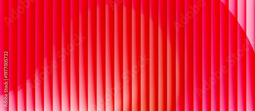 Ripple glass texture background, vertical ribbed gradient, soft blurred center. Modern abstract distortion surface, vector illustration.