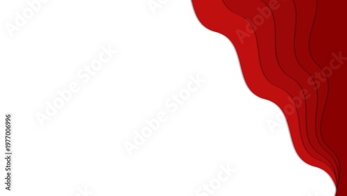 Canada Day background with red maple leaf illustration animation	