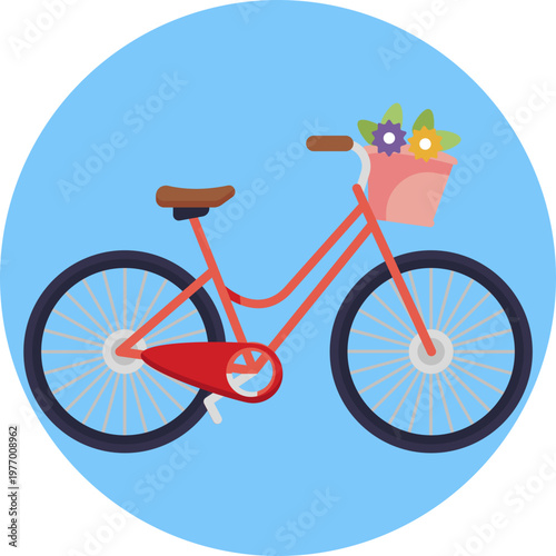 A clean silhouette of a classic city bicycle with fenders and a chain guard, reflecting the practical and iconic design widely used in the Netherlands.