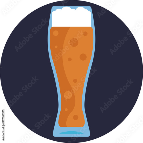 A simple icon showing a traditional beer mug filled with liquid and topped with foam, representing the Netherlands’ rich beer culture.
