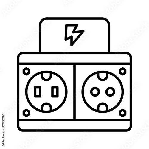 Power socket icon