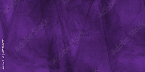 Dark abstract background with Purple grunge effect background. Purple velvet grunge texture fantasy smooth watercolor painted art design. Dark elegant Royal purple shades aquarelle paint	
