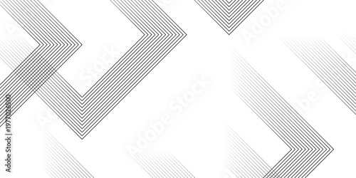 Abstract gradient color strips geometric lines on white background with luxury shapes motion strip. Modern pattern elegant digital line template background.