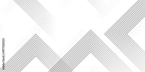 Abstract gradient color strips geometric lines on white background with luxury shapes motion strip. Modern pattern elegant digital line template background.