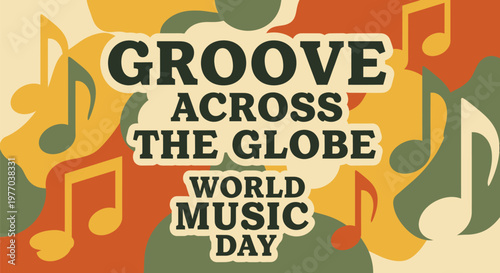 Vibrant Global Harmony An Artistic Celebration of Music's Universal Rhythm and Connection